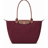 Sac cabas pliable en cuir contrastant pour femme