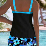 Ensemble Femme Débardeur et Short à Imprimé Floral