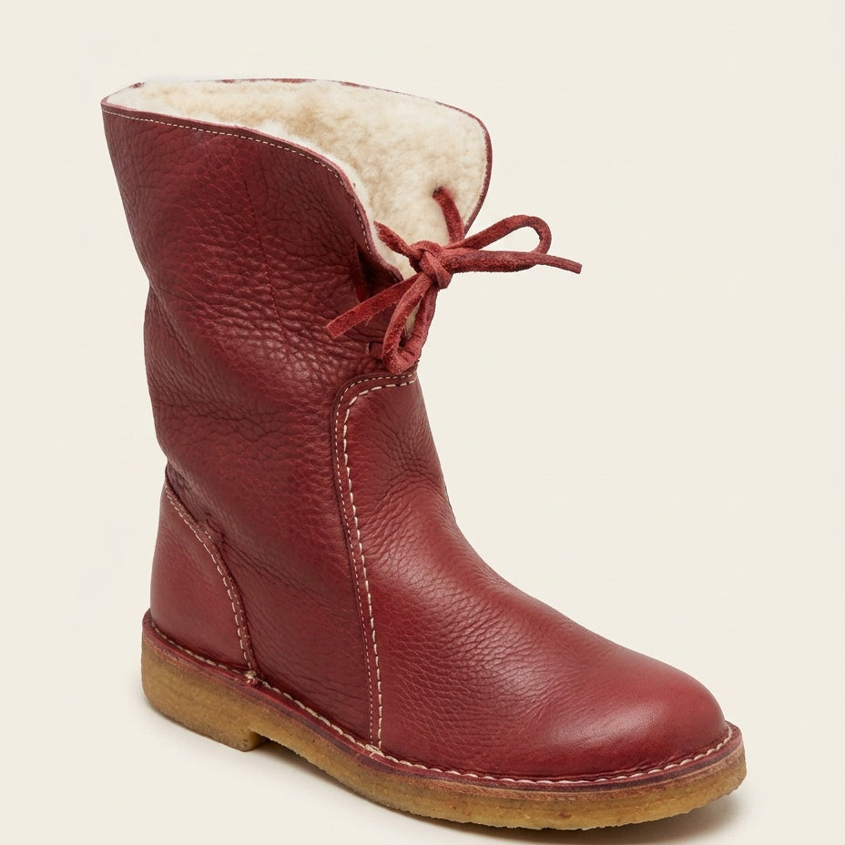 Bottines d'hiver femme doublées fourrure, déperlantes