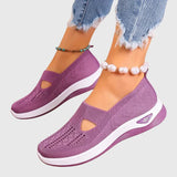 Chaussures de marche orthopédiques femme, semelle antidérapante