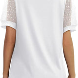 Elegant Løs Skjorte Casual Stil Let Komfort