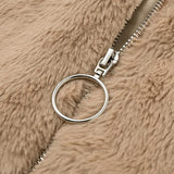 Veste Femme Sherpa Douce Zippée Hiver