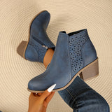 Bottines orthopédiques femme à découpes laser