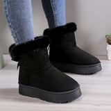 Bottes Fourrées Hiver Confort Doux Style Cocooning