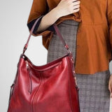 Sac En Cuir Élégant Noir Femme