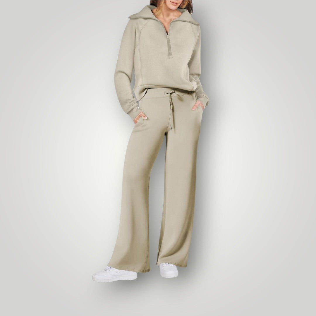 Ensemble Détente Zip Hoodie Pantalon Large Confort Premium