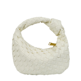 Sac hobo femme tressé à anse nouée