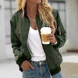 Let Bomberjakke Casual Stil Komfort Let Pasform