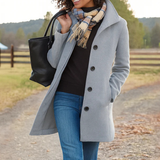 Veste Légère Marrone Femme