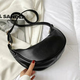 Sac Croissant Bandoulière Femme Réglable à Zip