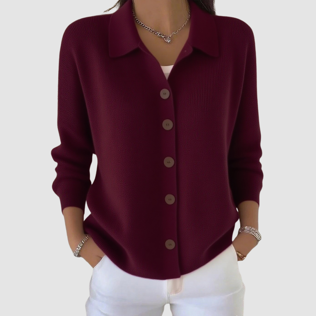Cardigan Automne Vert Femme