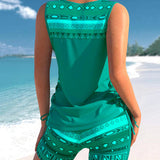Ensemble Été Femme Débardeur Sport et Short Imprimé