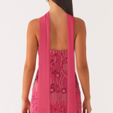 Robe Courte Brodée Sans Bretelles Élégance Florale