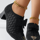 Chaussures Élégantes à Talon Confortables Style Raffiné