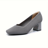 Escarpins Confortables Élégants Talon Carré Style Moderne