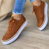 Sneakersy Damskie Sznurowane Komfortowe Casual Stylowe