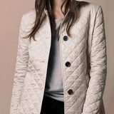 Veste Femme Matelassée Élégante Boutonnée