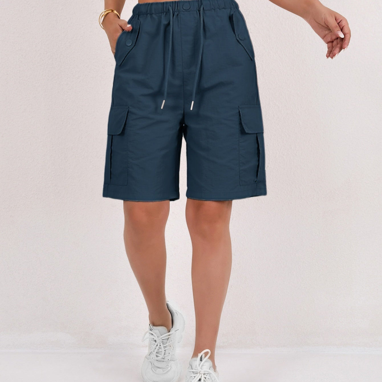 Short Cargo Taille Haute