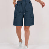 Short Cargo Taille Haute