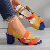 Sandales de marche classiques femme à fermeture réglable