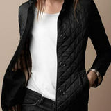 Veste Femme Matelassée Élégante Boutonnée