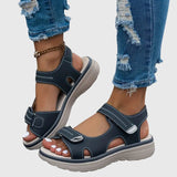 Sandales orthopédiques femme à bout large