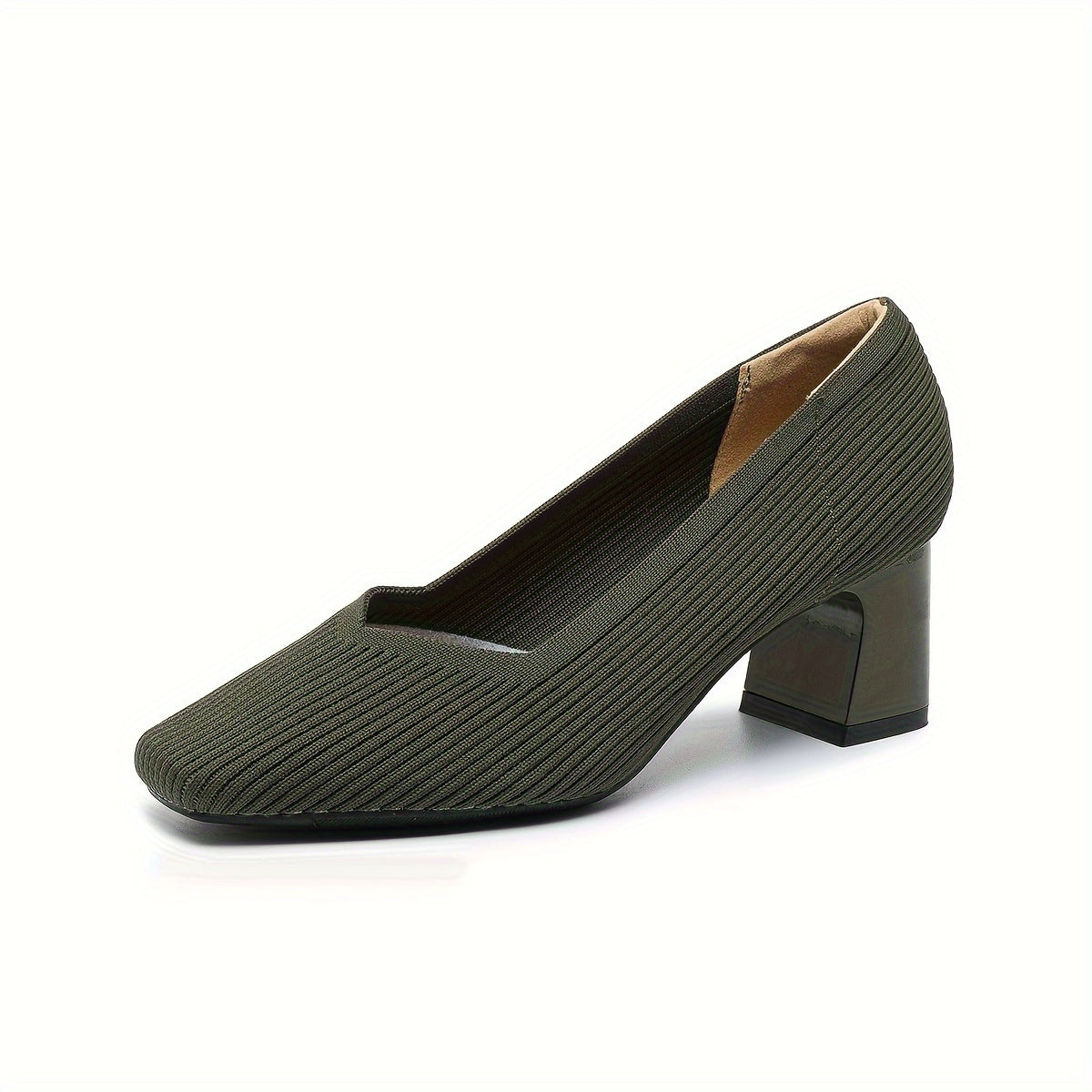 Escarpins Confortables Élégants Talon Carré Style Moderne