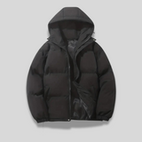 Doudoune Courte Oversize Capuche Rembourrée Confort Hiver