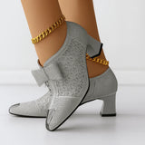 Chaussures Élégantes à Talon Confortables Style Raffiné