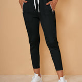 Pantalon Jogger Ajusté Taille Élastique Confort Moderne