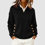 Pull Automne Élégant Marron Femme