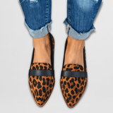 Mocassins femme en suédine douce et semelle rembourrée
