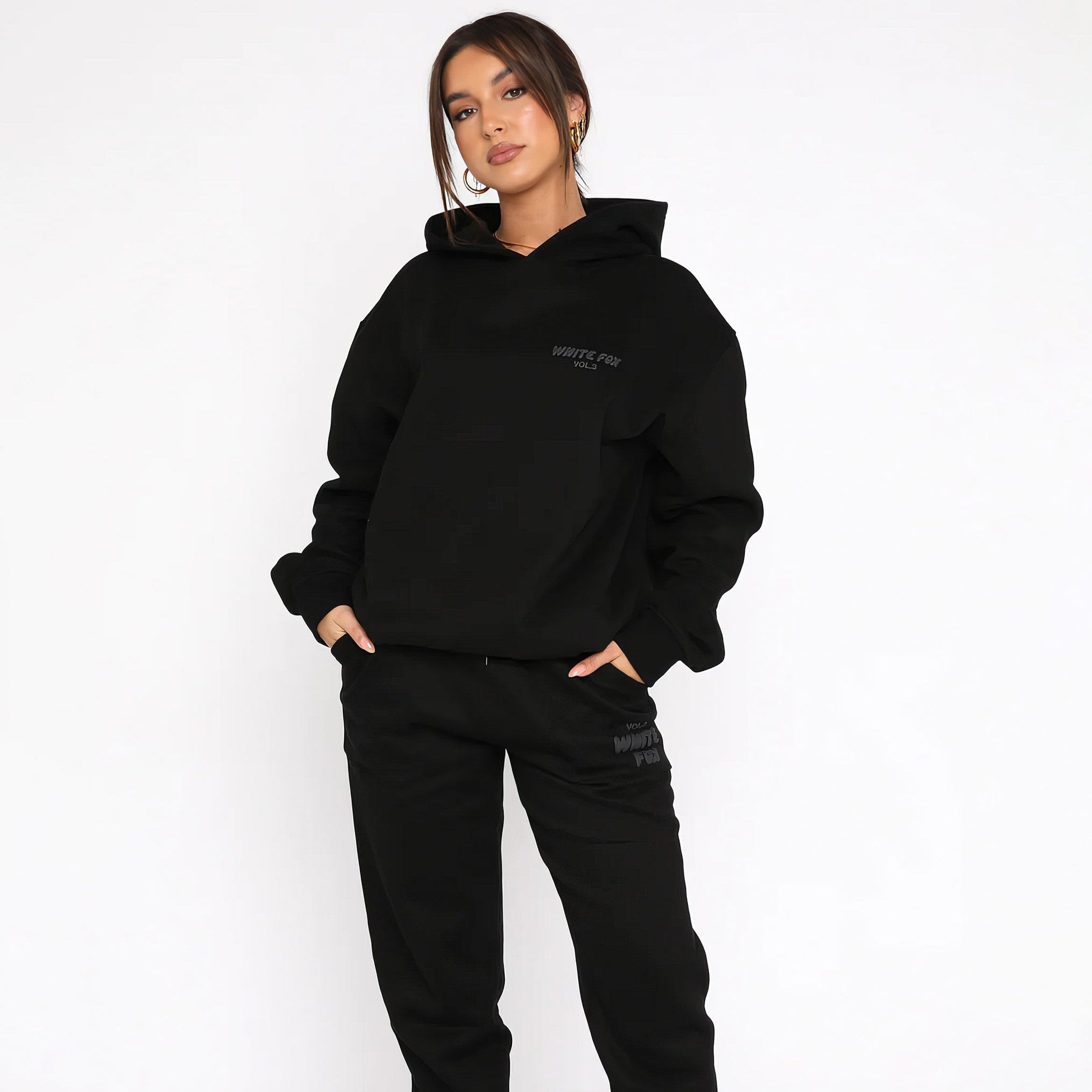Ensemble Sweat à Capuche et Jogging Moderne – Deux-Pièces Confortable