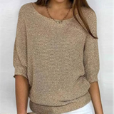 Blouse Ample à Manches Chauve-Souris