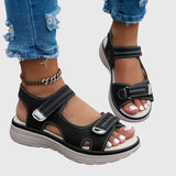 Sandales orthopédiques femme à bout large