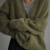 Cardigan Automne Léger Blanc Femme