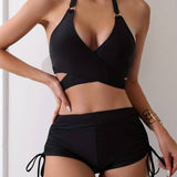 Maillot de Bain Deux Pièces Taille Haute Maintien Sculptant