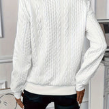 Pull Femme Zippé Col Rond Texturé