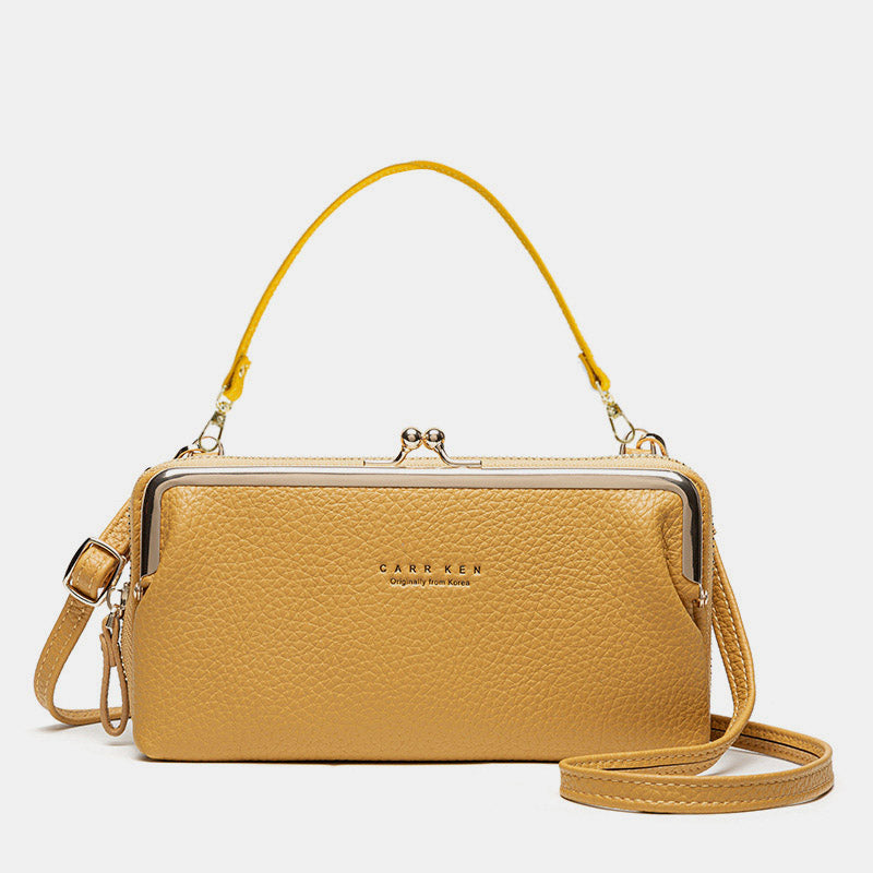Sac téléphone bandoulière compact à plusieurs compartiments