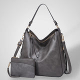 Sac En Cuir Élégant Noir Femme