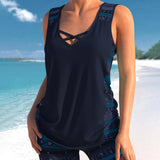Ensemble Été Femme Débardeur Sport et Short Imprimé
