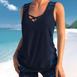 Ensemble Débardeur et Short à Motifs