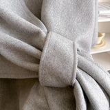 Poncho Femme Élégant Ceinturé Oversize