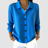 Cardigan Automne Vert Femme