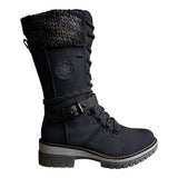 Bottes Hiver Fourrées Lacets Boucles Semelle Antidérapante