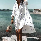 Robe Chemise Ample Imprimée
