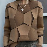 Pull Automne Vert Femme Essentiel