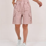 Short Cargo Taille Haute
