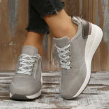 Baskets Confortables Respirantes Semelle Épaisse Style Quotidien