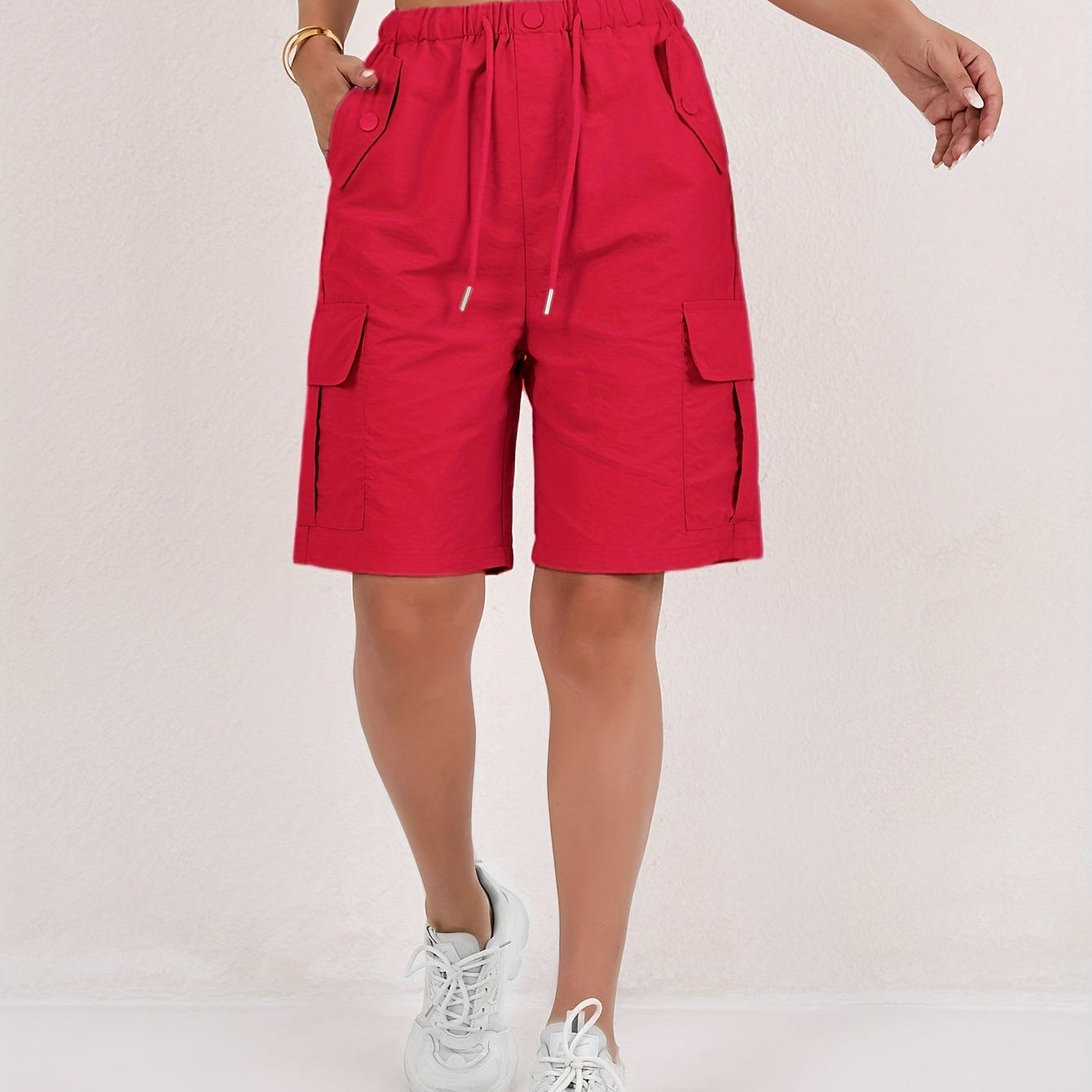 Short Cargo Taille Haute